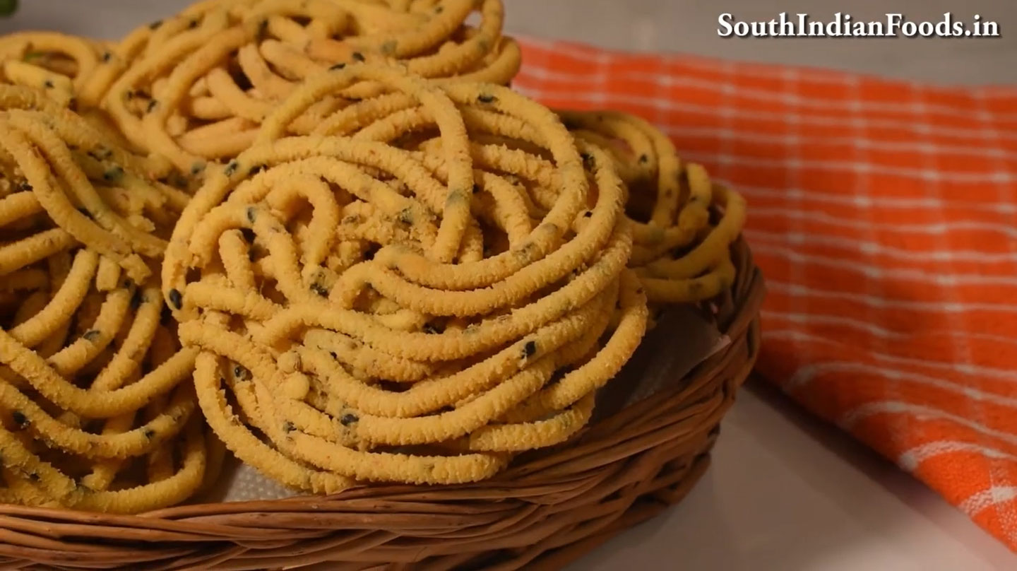  Gram flour murukku