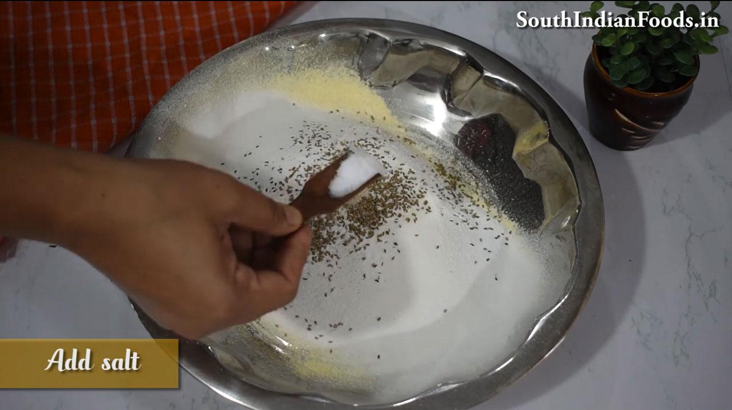  Gram flour murukku