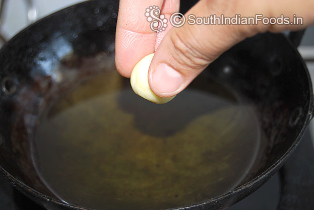 Put prepared balls in medium hot oil & deep fry.