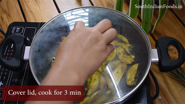 Homemade vangi bath rice step 5