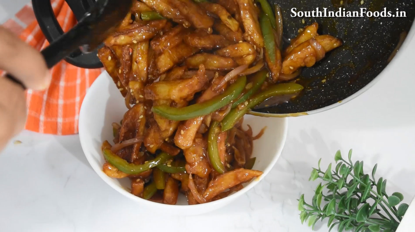 Honey Sesame Chilli Potato