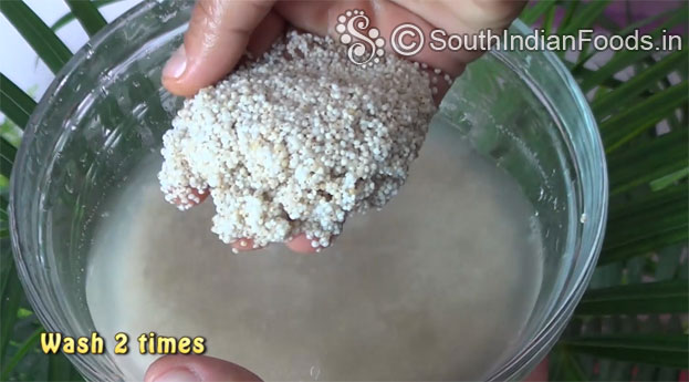 Add water, wash 2 times