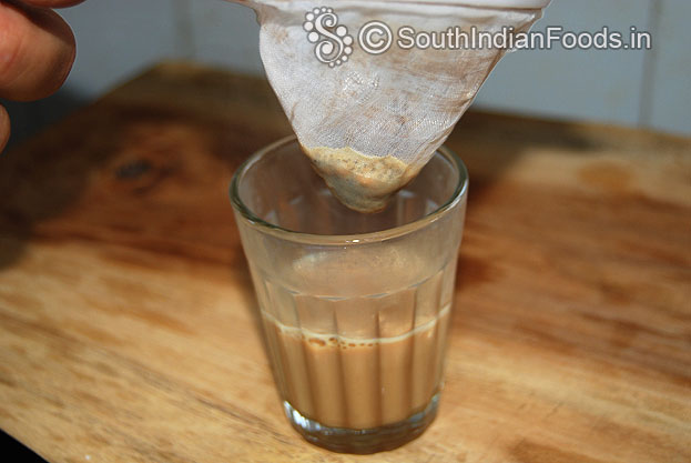 Drain tea