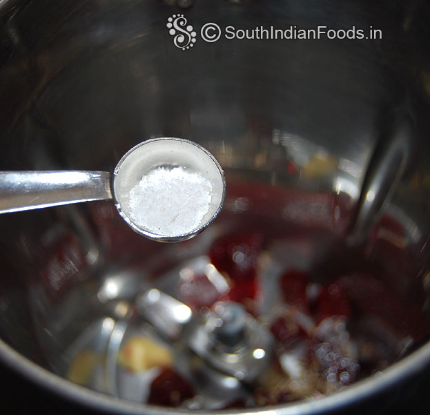 Add rock salt