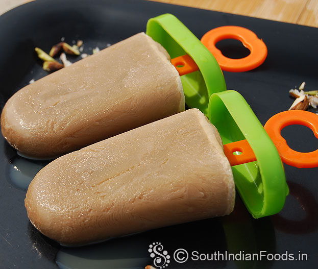 Instant coffee ice pops