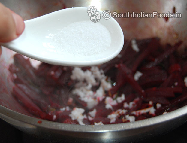 Add salt mix well
