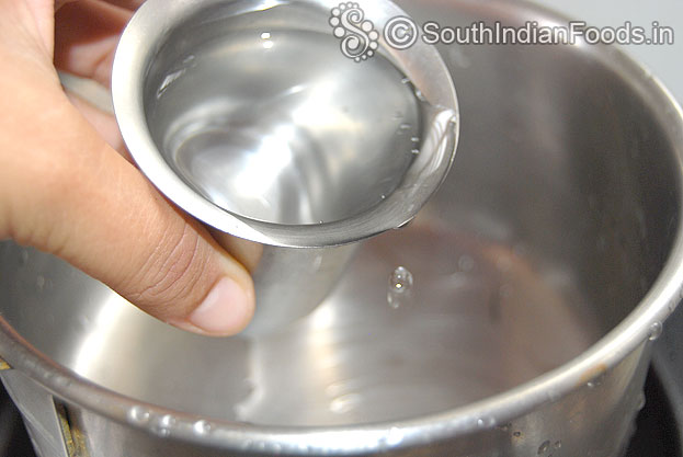 Add 1 glass of water