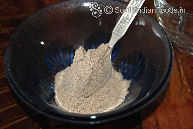 add 2 tbsp ragi powder