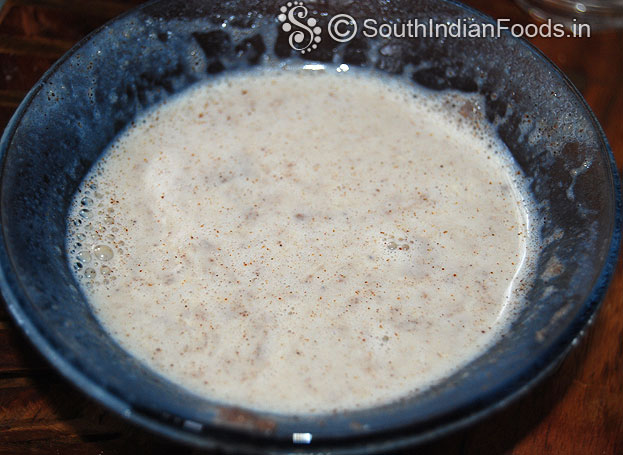 Ragi malt ready, strain without lumps