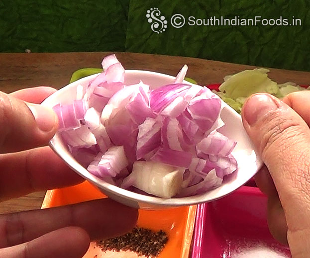 Finely chopped onion