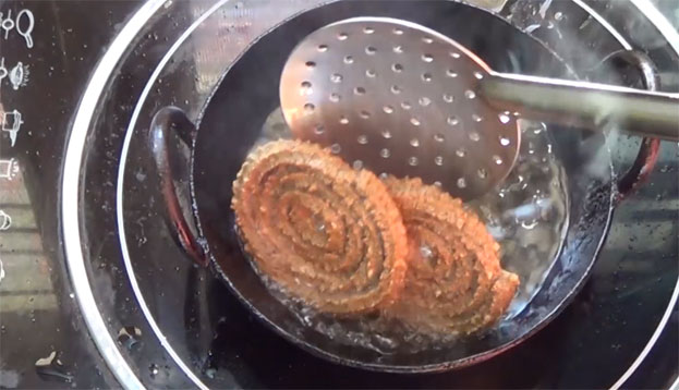 Flip over fry both sides