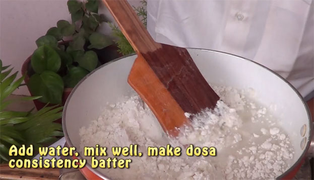 Mix well without lumps