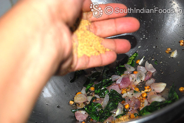 Add fenugreek powder