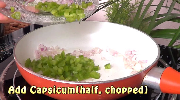 Add capsicum saute