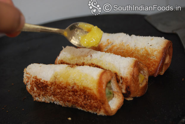 Add ghee roast till crisp and golden brown