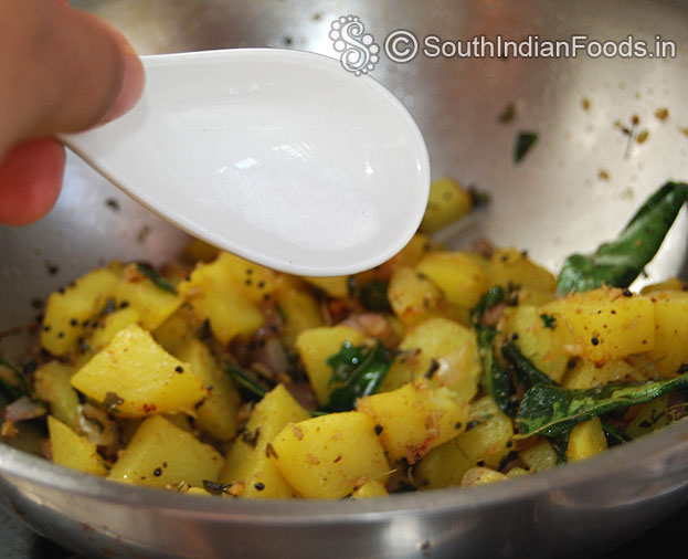 Add salt mix well