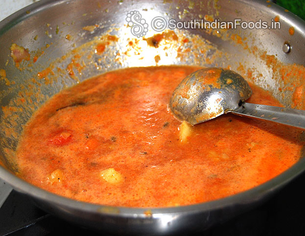 Let it cook till thickens