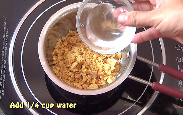 Add water