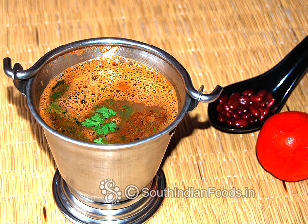 Red kidney beans tamatar soup