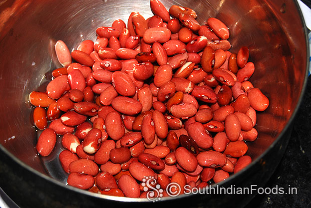 Soaked rajma