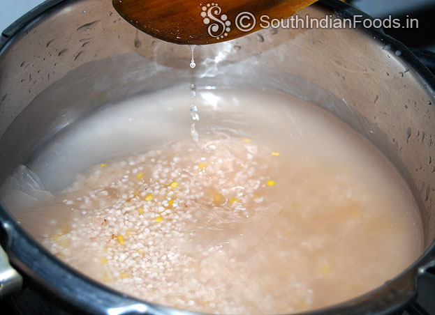 Add 3 cups of water