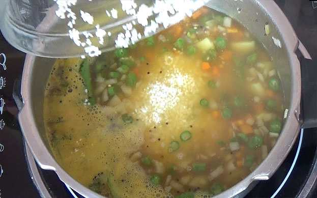 Add broken rice