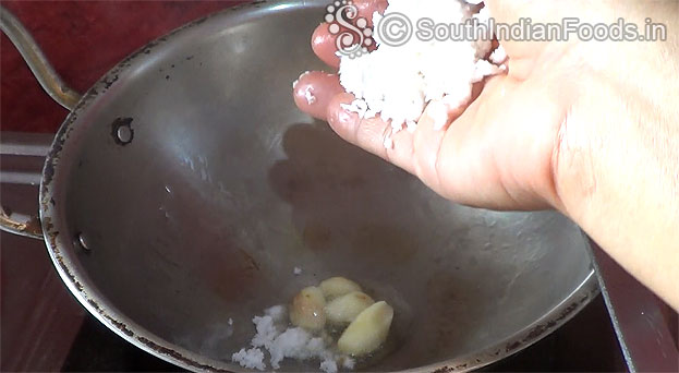 Add Garlic & coconut