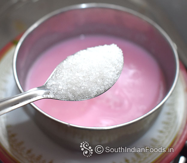 Add sugar