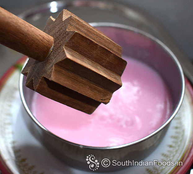 Churn till frothy
