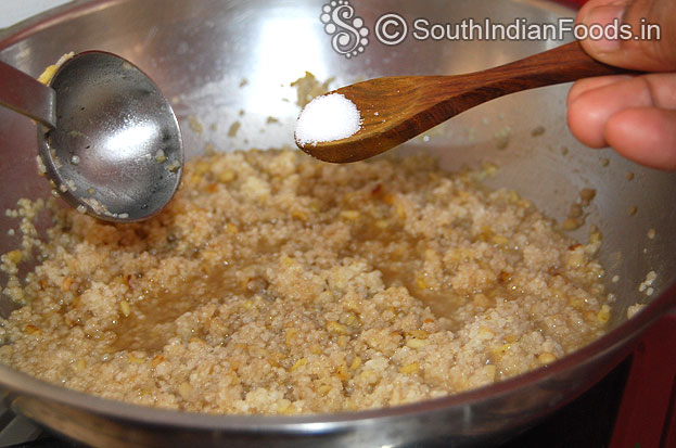 Add pinch of salt