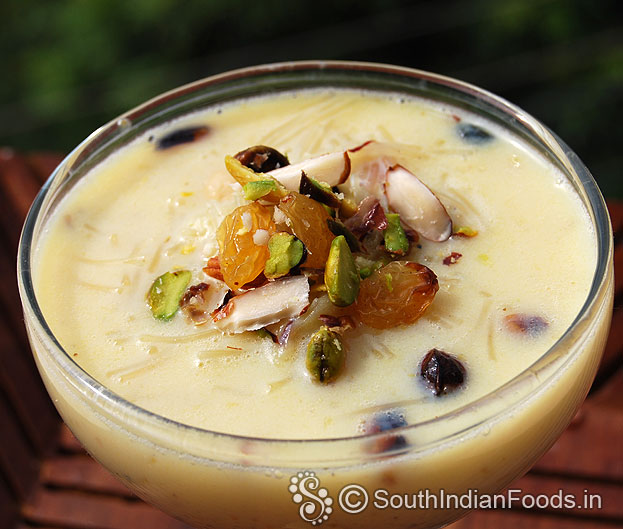 Easy vermicelli kheer