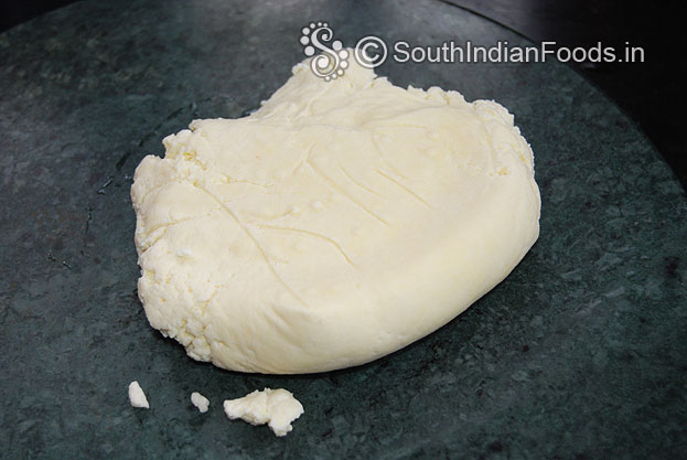 Paneer is ready crumble