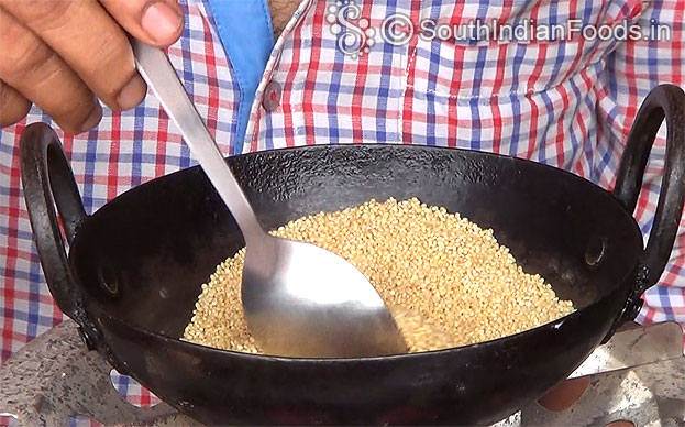 Dry roast thinai rice