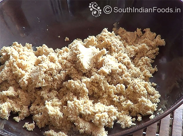 Mixture ready, make balls