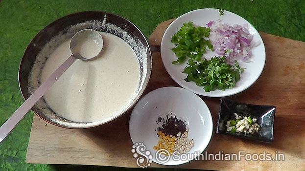 Thinai paniayram ingredients
