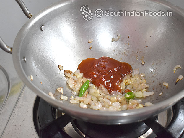 Add tomato sauce