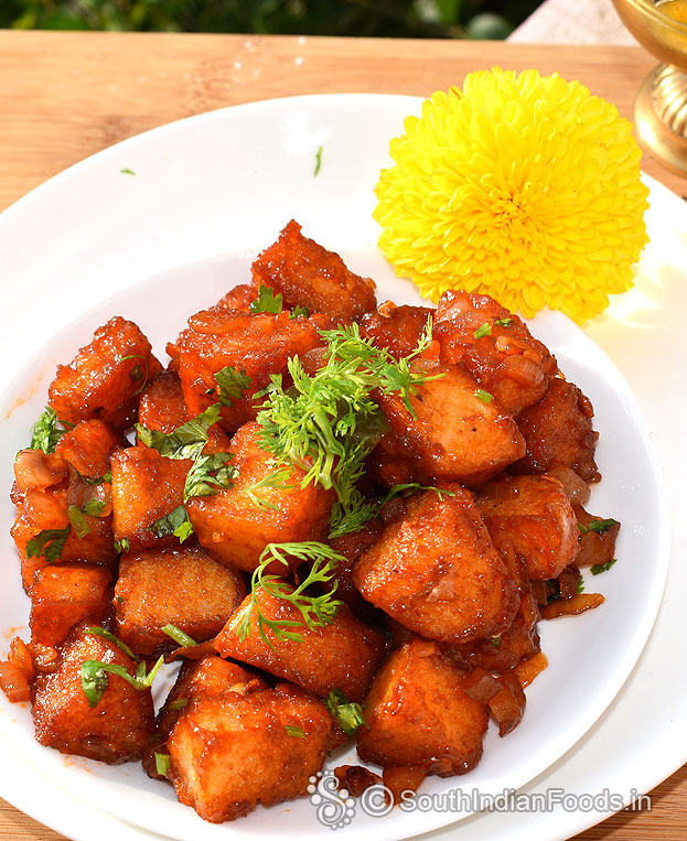 Idli manchurain dry