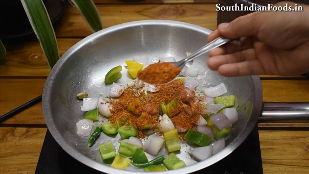 kadai paneer step 13