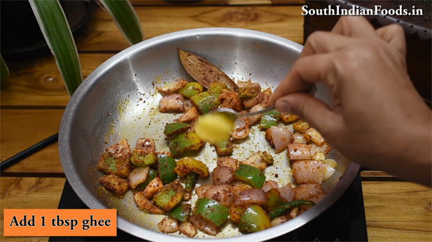 kadai paneer step 15