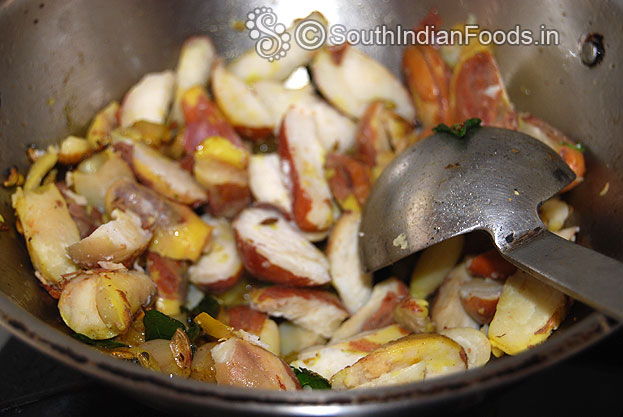 Add jackfruits seeds roast