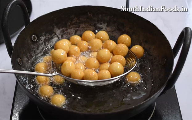 Jaggery dry gulab jamun recipe step 16