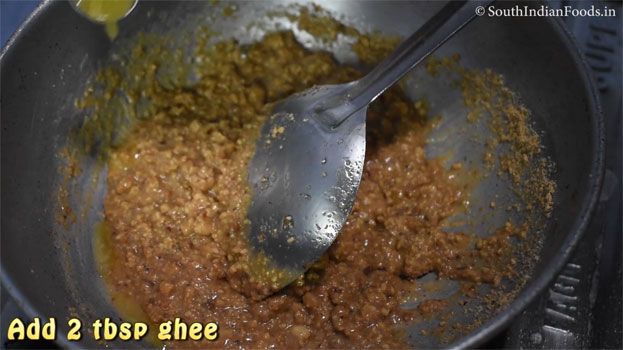 Peanut jaggery burfi step 18