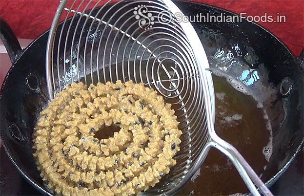 Murukku is ready take it out