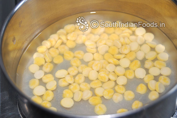 Soak bengal gram for 2 hours