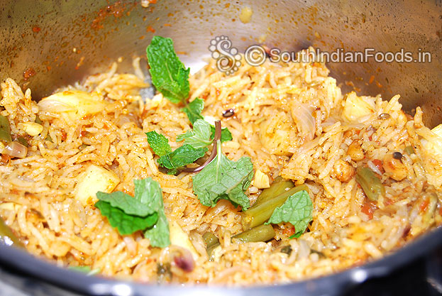 Add mint leaves & lemon juice mix well