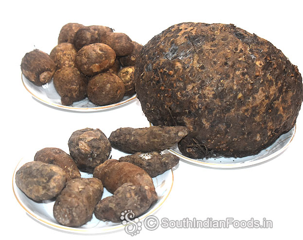 Three yam varieties