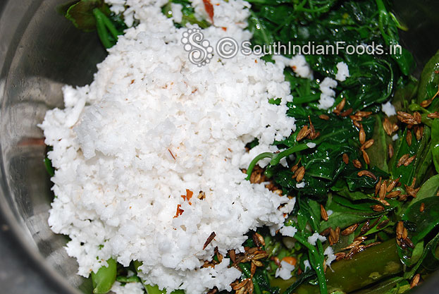 Add grated coconut