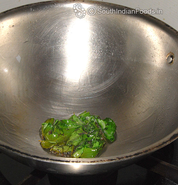 Heat oil, add mustard seeds, curry leaves