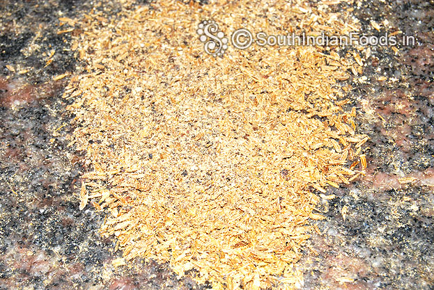 Freshly ground rasam powder