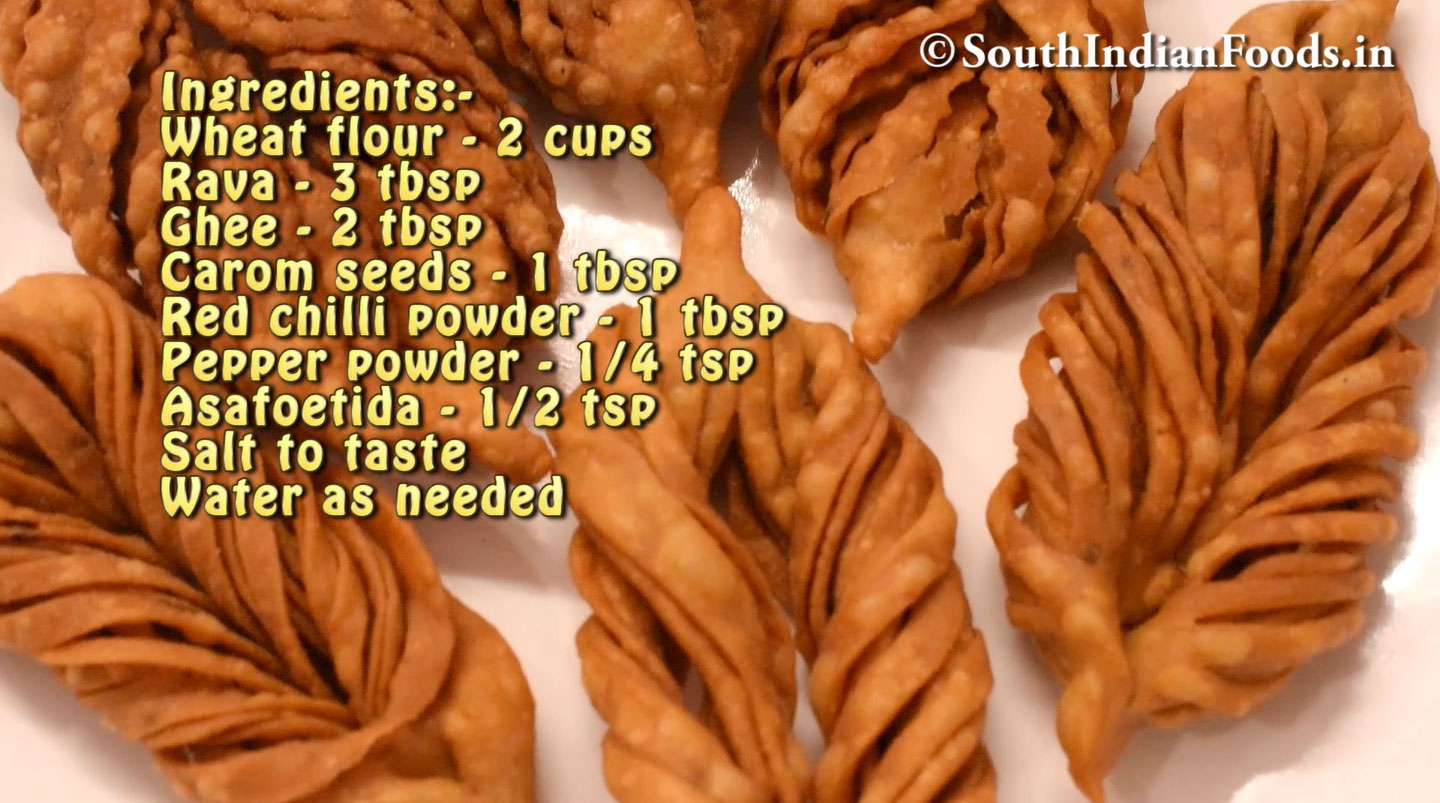 Leaf twist namakpara